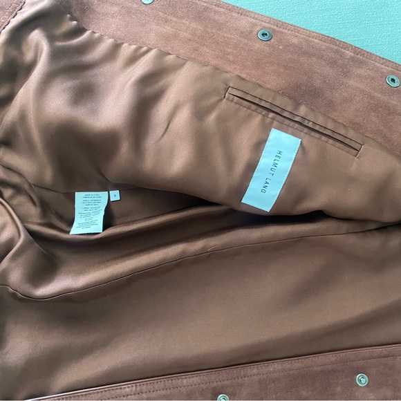 Women's Suede Jacket - Rich Brown - Picture 6 of 7